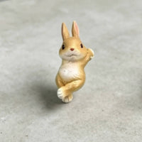 3 Pieces Hare Pot Hangers Whimsical Animal Motif Bunny Planter Climbers Handmade Craft Flower Pot Edge Decorations for Plant Lovers