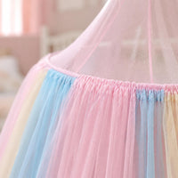 Single Door Canopy Net Hanging Design Princess Bed Net Breathable Mesh