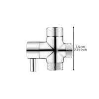 Brass Faucet Splitter, Double Outlet Adapter, Kitchen Sink Connector, Universal Copper Converter