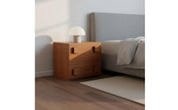Solid Wood DIY Combination Cabinet Large Capacity Low Profile Media Console Minimalist Design Freestanding Storage Chest Retro Inspired for Entryway