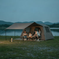 Waterproof Inflatable Tent Easy Setup Air Tent Rainproof Spacious for Campers, Outdoor Camping