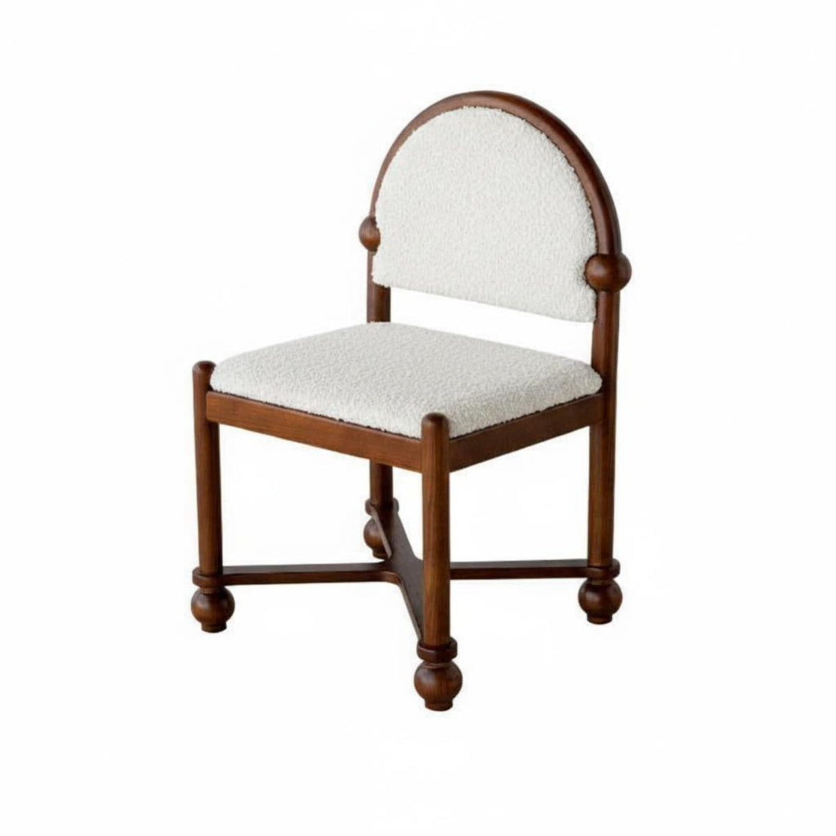 Woven Cord Side Chair Retro artistic Dining Furniture Minimalist Design Long-concludinging for Kitchen, Cafe