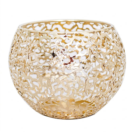 Gold Metal Candle Holder, Modern Minimalist Style