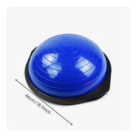 Thickened Material Balance Half Ball Includes Resistance Bands Half Sphere Exercise Ball for Home Gym
