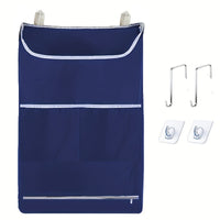 Door Hanging Laundry Bag with Hooks Easy Removal for Dorms, Bathrooms, Students