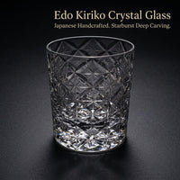 Kiriko-style Whiskey Glass, Japanese Style Cut Glass