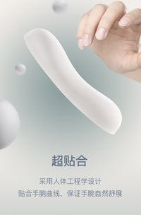 聊天气泡硅胶护腕鼠标垫键盘托腕托掌托护手腕垫白高颜值纯色跨境