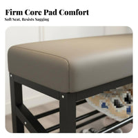 Padded Shoe Rack Bench multipurpose Use paddeded Shoe Rack Bench Multi-Purpose