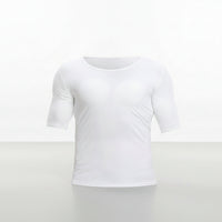 Muscle Undershirt with Chest Padding Close-Fitting Padded Muscle Shirt Contoured Physique-Defining Undershirt for Men, Cosplayers, Cosplay