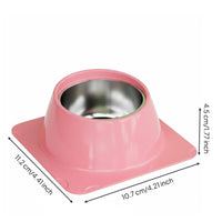 Anti-Tip Hamster Bowl Easy to Clean Hedgehog Feeding Bowl Detachable Design Small Pet Nourishment Dish for Parrots