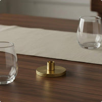 Brass Candle Holder Decorative Modern Candle Cup Gold Finish for Celebration