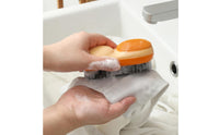 Dual Sided Shoe Brush Comfortable Grip Double Sided Laundry Brush