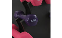 Three-Tier Dumbbell Rack Space-Saving Dumbbell Rack Stand Low-Profile for Workout Room