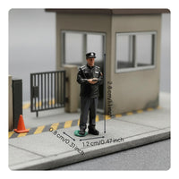 Tiny Security Man Figurine Collectible Item 1 Inch People Figures for Collectors