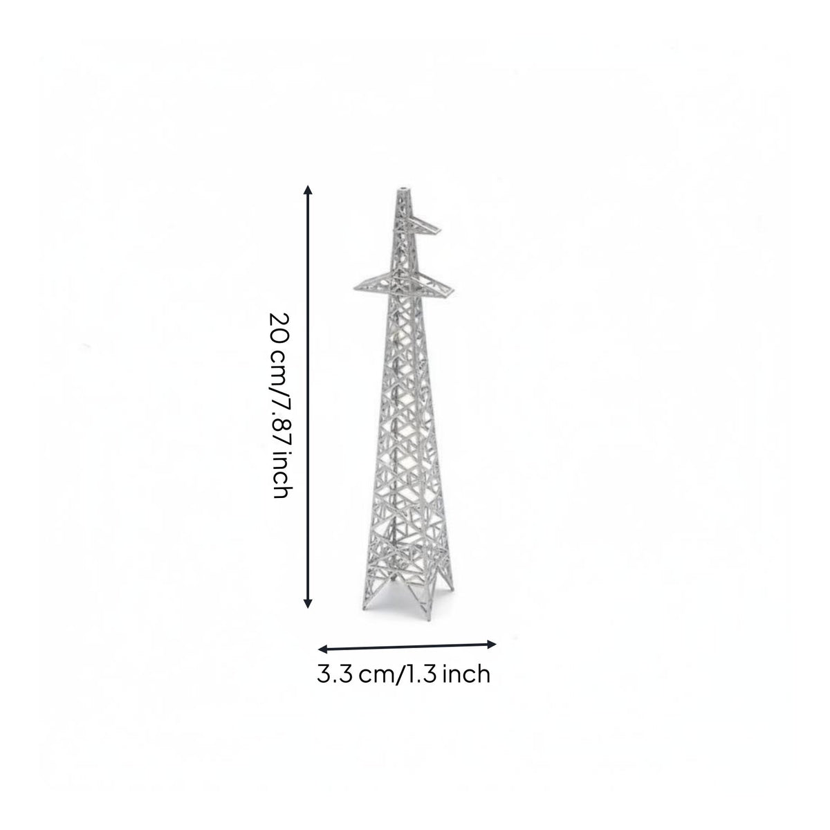 3 Pieces Powerline Pylon Model Highly Detailed Power Pylon Model for Students