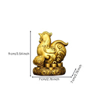 Rooster Statue with Pedestal Polished Rooster Statue Sculpted for Office