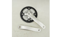 Mountain Bike Crankset with Triple Chainring 170mm Bike  Crankset with Triple Chainring for Commuting