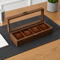 Wooden Watch Box Gift-Ready Packaging Wood Watch Display Box Easy to Clean