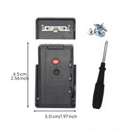 Universal Luggage Lock, Resettable Code, Zinc Alloy Buckle