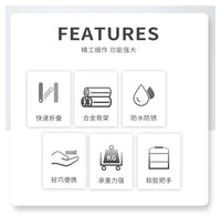 折叠款塑料手推车三层道具车影视车汽修车移动便携多功能四轮