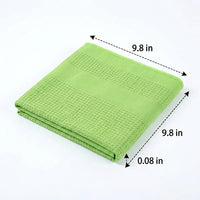 Costco Microfibre Cloths, Highly Absorbent Glass Cleaning Cloth for Glass Panes, Reusable Weave Microfibre Cloth with Stitched Edges