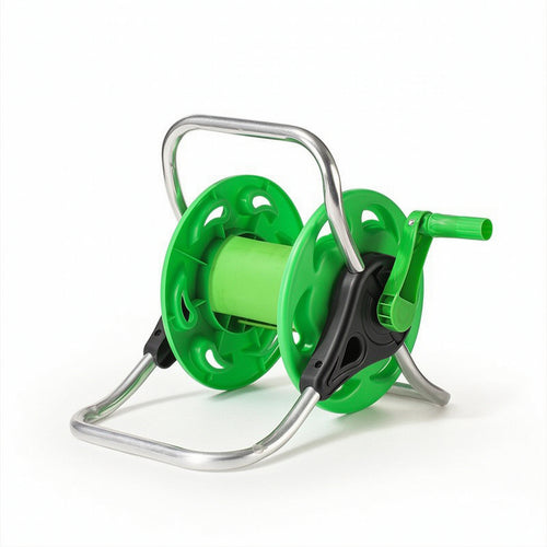Hose Reel with Hand Crank Foldable Hand-Crank Hose Reel Stable for Gardeners