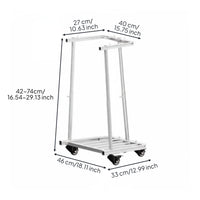 Stainless Steel Grain Bag Holder Heavy Duty Adjustable Sack Filling Frame