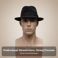 Realistic Male Head Model Long-Lasting Fiberglass Construction for Salon