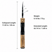 Carbon Fiber Telescopic Lure Fishing Rod 70g for Sea River Lake Stream Dace