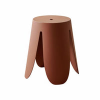 Petal Design Stool Sturdy Backless Seat Heavy-Duty for Bedroom