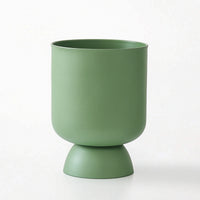 Planter with Pedestal Base Modern Metal Planter Stand Matte for Home Decorators