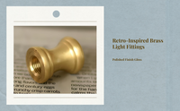 Adjustable brass floor lamp