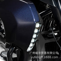 适用哈雷 CVO121 公路滑翔 街道滑翔 摩托车前整流罩护腿灯套件