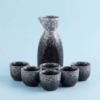Ceramic Sake Set Sapphire Blue New Chinese Style