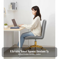 Upholstered Shellspine Caster Chair Nordic design Office Seating for Teens, Women