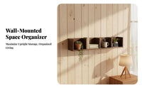 Floating Plank Shelf Easy Installation Wall-Mounted Display shelf for Homeowners