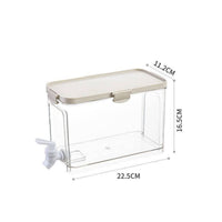 Fridge Drink Dispenser with Spigot Large Capacity Kitchenware for Party, Picnic