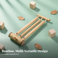 Handmade Bamboo Slide Whistle Easy to Adjust Tone Bird Sound Whistle Portable for Children, Educational, Outdoor, Party