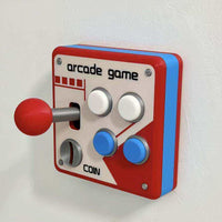 Retro Arcade Game Joystick Switch Panel 3D Printed Button