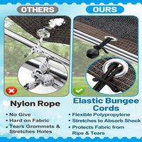 30PCS Tent Fixing Elastic Cords