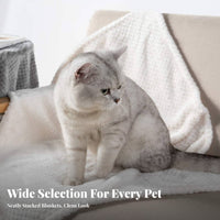 Soft Fleece Dog Blanket Thickened Pineapple Fleece Cat Mat Machine Washable Warm Puppy Quilt for Dogs, Cats, Couch, Crate, Floor
