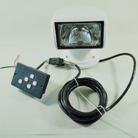 船用游艇用遥控探照灯12/24V  100W 180*180*210mm船用五金配件
