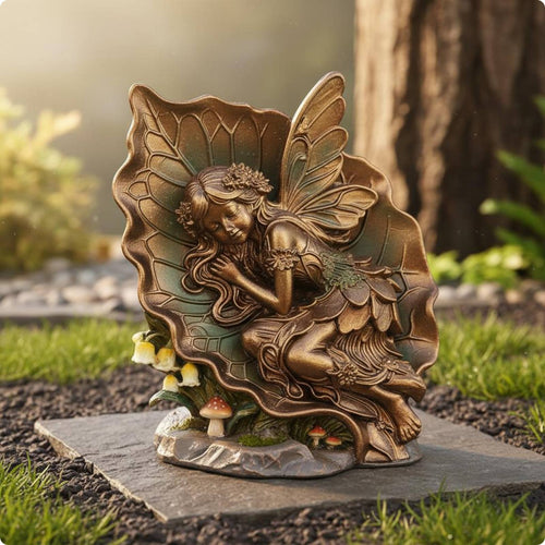 Sleeping Fairy Figurine Handmade Sleeping Fairy Statue Intricate Details