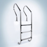 Stainless Steel Pool Ladder Rust-Resistant Pool Ladder with Non-Slip Steps Easy to Install for Homeowners