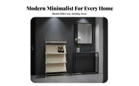 Stainless Steel Frame Narrow Slanted Shoe Shelf Space-Saving Design Slim Entryway Shoe Stand Sturdy Construction Household Storage Easy Assembly for Apartment Dwellers, Homeowners, Hallway, Bedroom, Behind the Door, Living Room