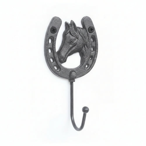 Textured Finish Cast Iron Wall Hook Home Storage Decorative