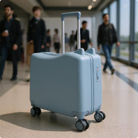 Telescopic Handle Carry on Kids Suitcase Molded Front Children's Suitcase
