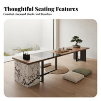 Integrated infused beverage-Making Console Modern Chinese Design Office Furniture hardwood Wood Serving Island for managerials, Families, Hotel Lobby, Living Room, Den