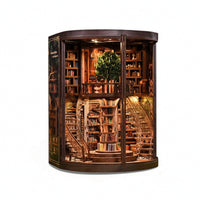 Book Nook with Light Lighted Toy Decorative for Crafters
