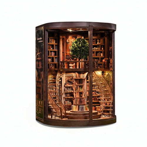Book Nook with Light Lighted Toy Decorative for Crafters